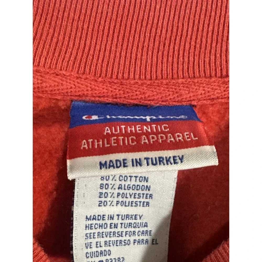 Vintage Champion Crewneck Red Size Youth XL‎ (18-20)